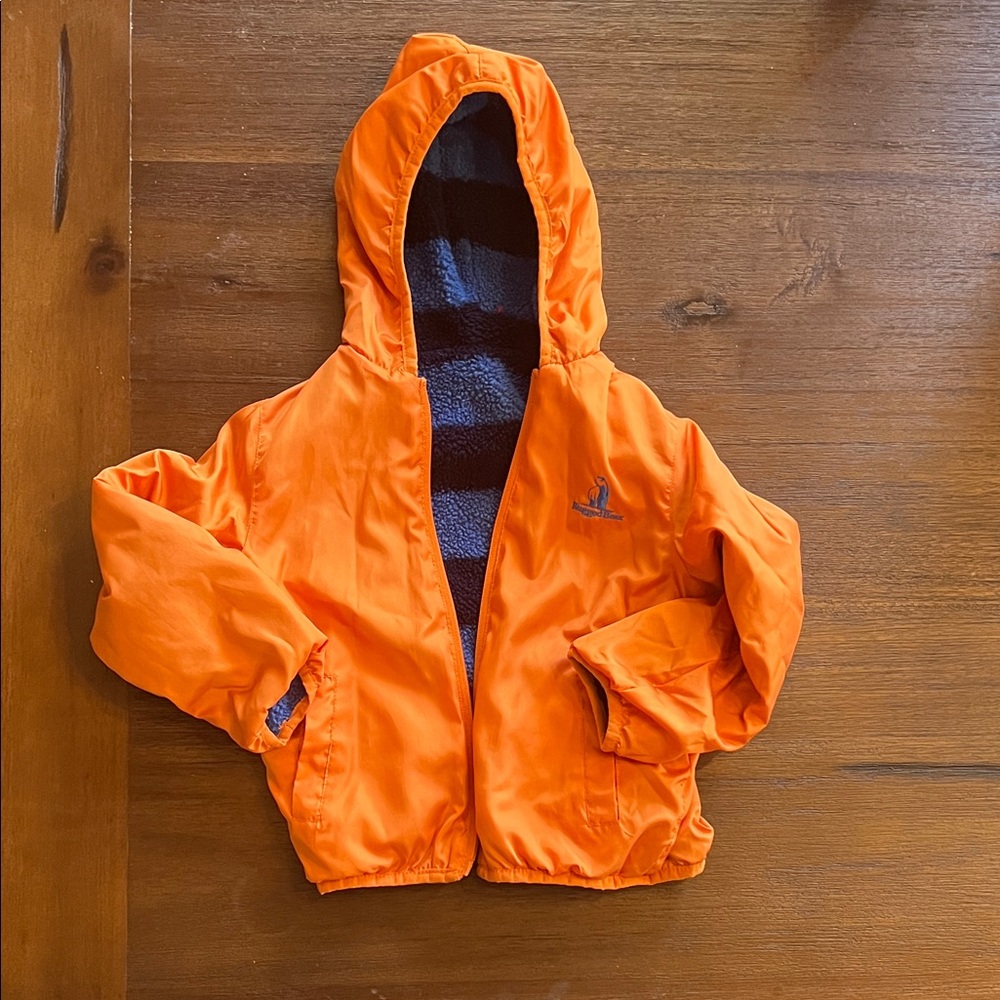 4T reversable jacket. Excellent condition.  Soft - Picture 2 of 3